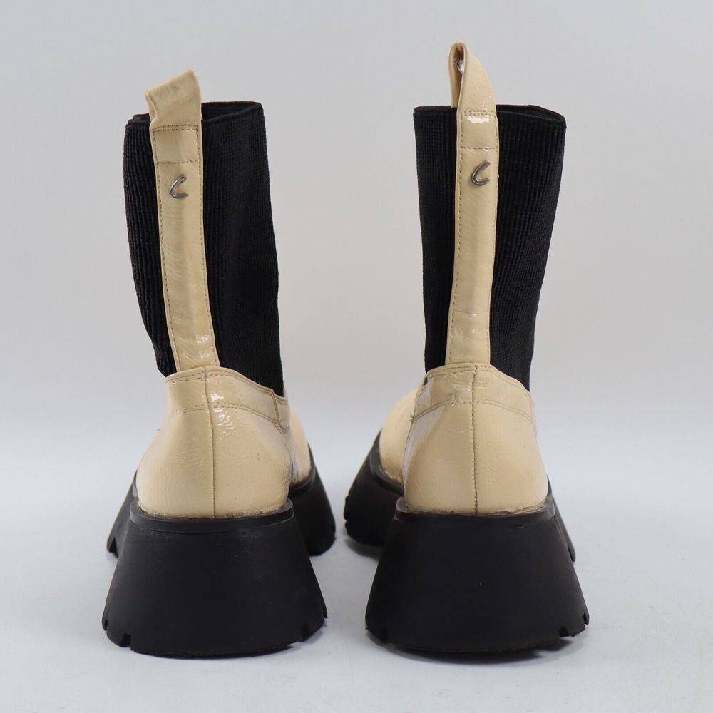 🔥Circus by Sam Edelman Leslie Lug Sole Chelsea Booties, Eggshell 6.5US MSRP$120 - Picture 5 of 10